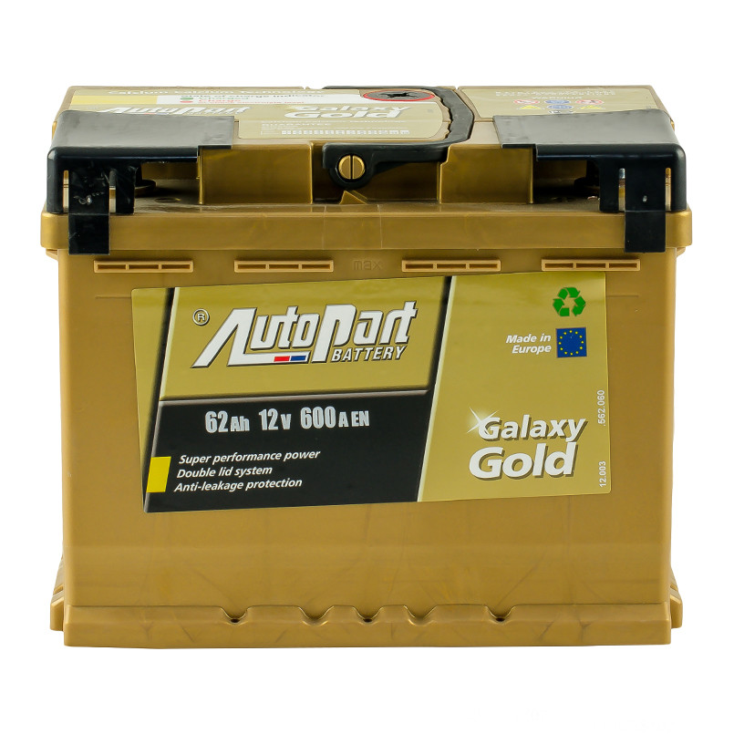 Акумулятор 62 Ah/12V AutoPart Galaxy Gold (0)